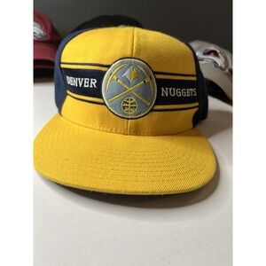 Denver Nuggets hat Vintage NBA Snapback Hat SIXTH MAN hat yellow NBA Finals